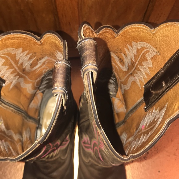 ✨SOLD✨JUSTIN VINTAGE COWBOY BOOTS - Picture 7 of 16